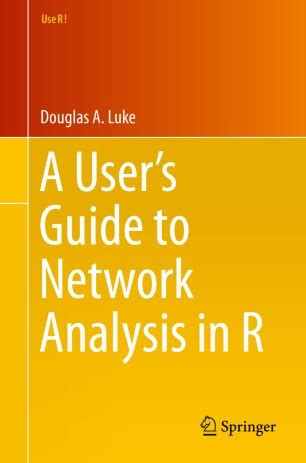 A user s guide to network analysis in r. - Solution manual to real analysis and applications.